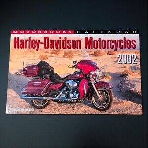 2002 Harley Davidson Motorcycles Calendar Motorbooks Desert Touring Bike